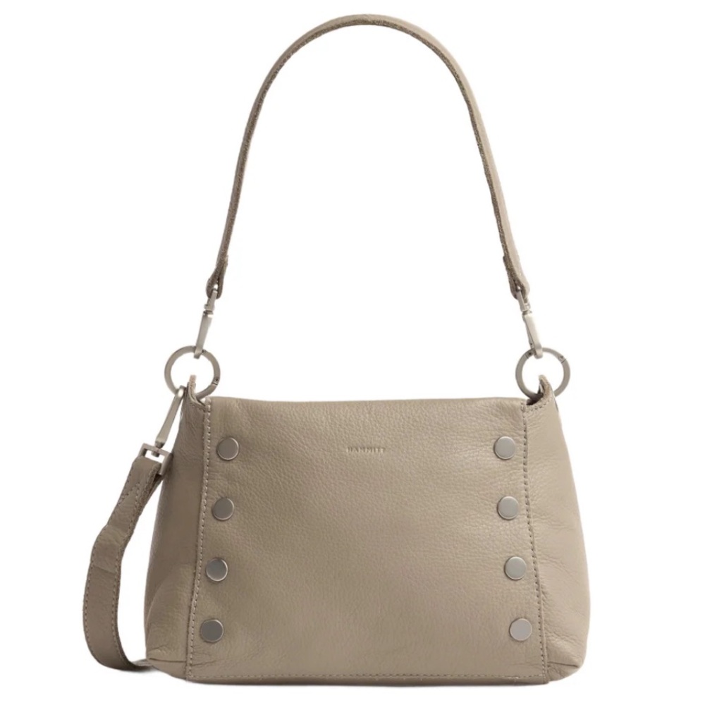 Hammitt Bryant Medium Pewter Pebble Handbag